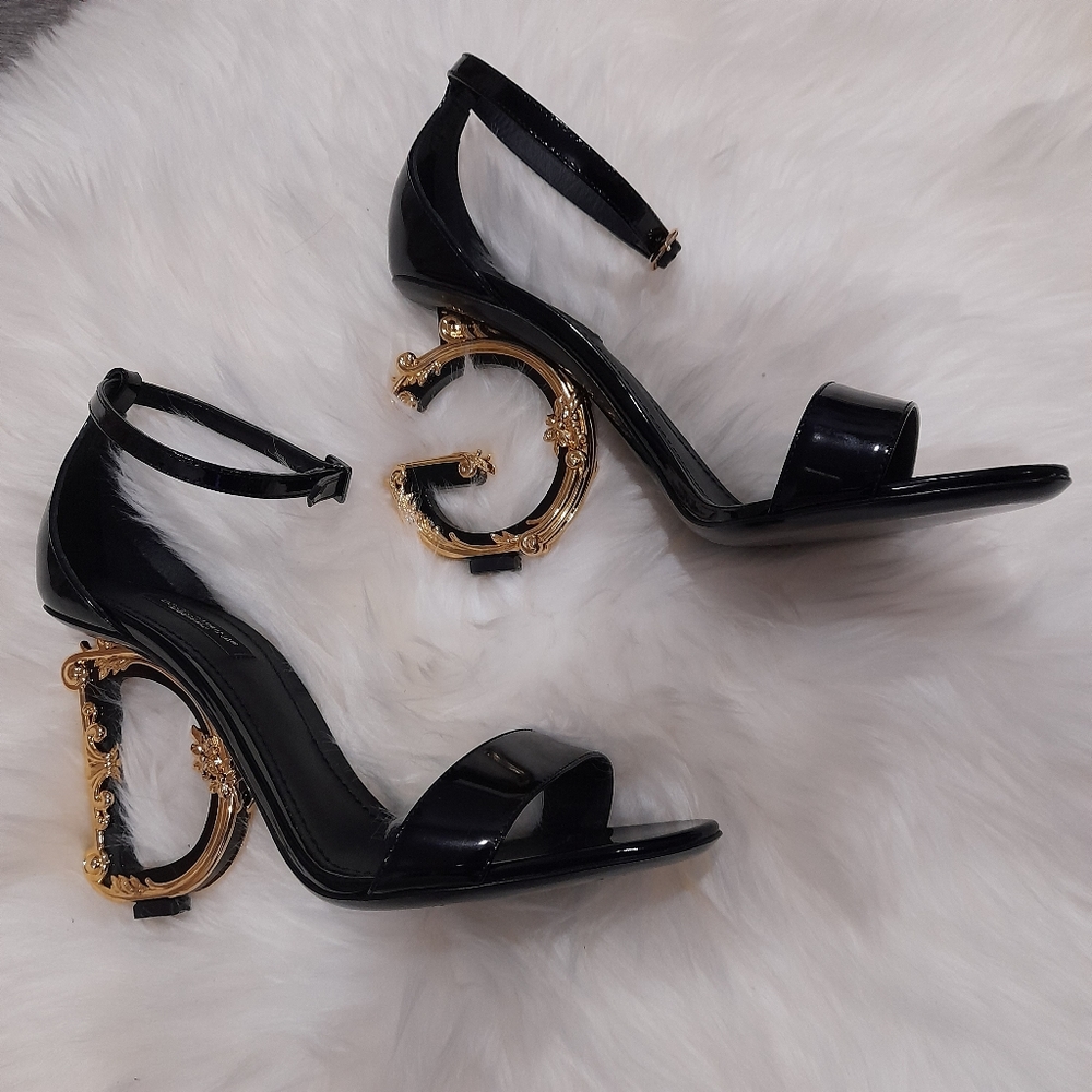 D&G Sculpted-Heel Sandals View 6